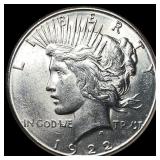 1922 Silver Peace Dollar UNCIRCULATED