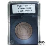 1814 Classic Head Large Cent  VG8
