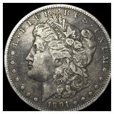 1891-O Silver Morgan Dollar NEARLY UNCIRCULATED