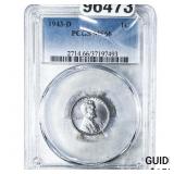 1943-D Wheat Cent PCGS MS66