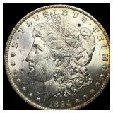 1884-O Silver Morgan Dollar GEM BU