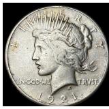 1921 Silver Peace Dollar CLOSELY UNCIRCULATED