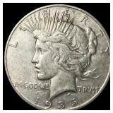 1935-S Silver Peace Dollar CLOSELY UNCIRCULATED