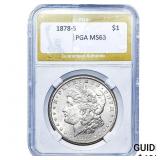 1878-S Morgan Silver Dollar PGA MS63