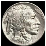 1924 Buffalo Nickel NEARLY UNCIRCULATED