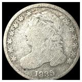 1835 Capped Bust Silver Half Dollar NICELY  CIRCU