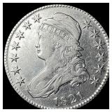 1821 Capped Bust Half Dollar CLOSELY UNCIRCULATED