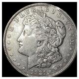 1921-D Silver Morgan Dollar NEARLY UNCIRCULATED