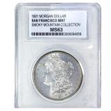 1881 Morgan Silver Dollar PCC MS63