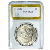 1896 Morgan Silver Dollar PGA MS63