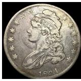 1834 Capped Bust Half Dollar NEARLY UNCIRCULATED