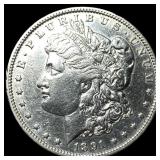 1891-O Silver Morgan Dollar ABOUT UNCIRCULATED