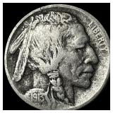 1913-D Type 1 Buffalo Nickel NEARLY UNCIRCULATED