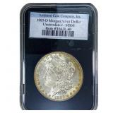 1883-O Morgan Silver Dollar  MS60