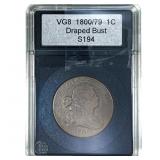 1800/79 Draped Bust Large Cent  VG8