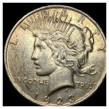 1923 Silver Peace Dollar ABOUT UNCIRCULATED