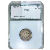 1924-S Buffalo Nickel PCI VF20