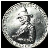 1920 Silver Pilgrim Tercentenary Half Dollar UNCIR