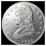1834 Capped Bust Half Dollar NEARLY UNCIRCULATED