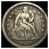 1857-O Silver Seated Liberty Dime ABOUT UNCIRCULAT