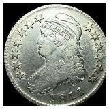 1811 Capped Bust Half Dollar LIGHTLY CIRCULATED