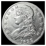 1833 Capped Bust Half Dollar CLOSELY UNCIRCULATED