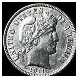 1911 Barber Dime UNCIRCULATED
