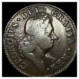 1723 Ireland George I Halfpenny NEARLY UNCIRCULATE