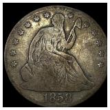 1858-O Silver Half Dollar NICELY CIRCULATED
