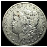 1890-O Silver Morgan Dollar NEARLY UNCIRCULATED