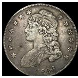 1836 Capped Bust Silver Half Dollar LIGHTLY CIRCUL