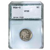 1926-S Buffalo Nickel PCI VF30