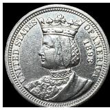 1893 Columbian Exposition Quarter Dollar UNCIRCULA