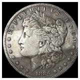 1884-S Silver Morgan Dollar NEARLY UNCIRCULATED