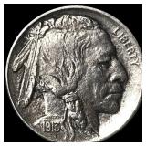 1913-D Buffalo Nickel Type 2 CHOICE AU