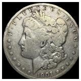 1901-S Silver Morgan Dollar CLOSELY UNCIRCULATED