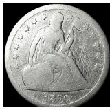 1850-O Silver Seated Liberty Dollar NICELY CIRCULA