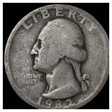 1932-D Silver Washington Quarter LIGHTLY CIRCULATE