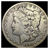 1890-CC Silver Morgan Dollar LIGHTLY CIRCULATED