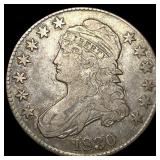 1830 Capped Bust Half Dollar CLOSELY UNCIRCULATED