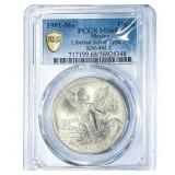 1991-Mo 1 Onza Mexico  PCGS MS68 Type 1