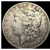 1896-S Silver Morgan Dollar LIGHTLY CIRCULATED