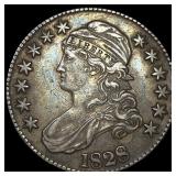 1828 Capped Bust Half Dollar NEARLY UNCIRCULATED