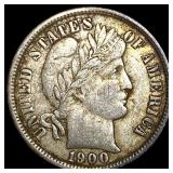 1900 Silver Barber Dime NEARLY UNCIRCULATED