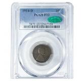 1914-D Wheat Cent PCGS F12