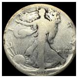 1916-D Silver Walking Liberty Half Dollar NICELY C