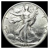 1936-S Silver Walking Liberty Half Dollar UNCIRCUL