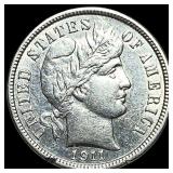 1911 Barber Dime UNCIRCULATED