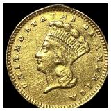 1874 Gold $1 Indian Head HIGH GRADE
