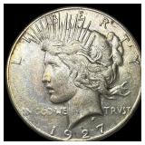 1927-S Silver Peace Dollar UNCIRCULATED